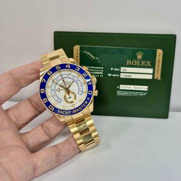  Rolex Yacht-Master II Yellow Gold 44mm Automático Completo 