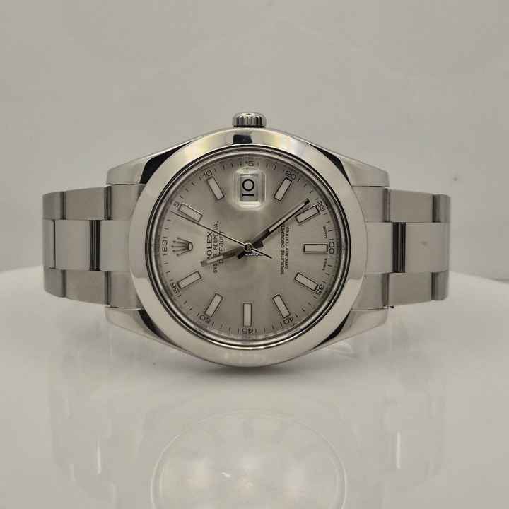  Rolex Datejust II 41mm Silver Dial Full Steel Automático Completo 