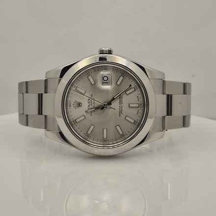  Rolex Datejust II 41mm Silver Dial Full Steel Automático Completo 