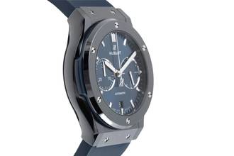 Thumbnail von Hublot Classic Fusion Ceramic Blue Chronograph Automatik Ref 521.CM.7170.RX Box