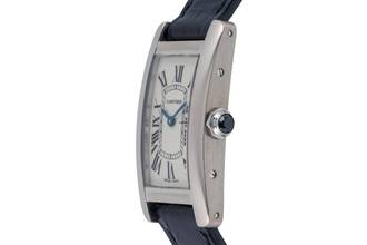 Thumbnail von Cartier Tank Américaine 18k (0,750) Weissgold Quarz Damenuhr Ref. W2601956 2489