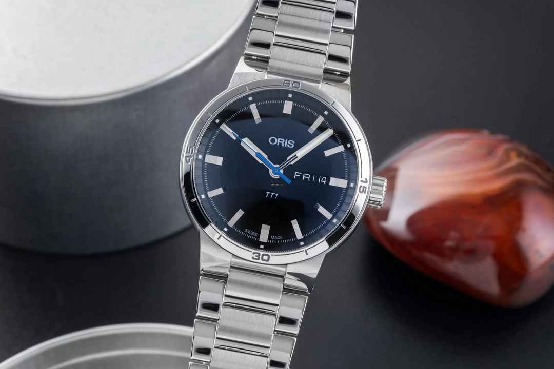  Oris TT1 Stahl Automatik Herrenuhr Ref. 01 735 7752 4154-07 8 24 08 Box 