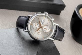 Thumbnail von IWC Portofino Chronograph Stahl Automatik Herrenuhr Ref. IW378302 Papiere