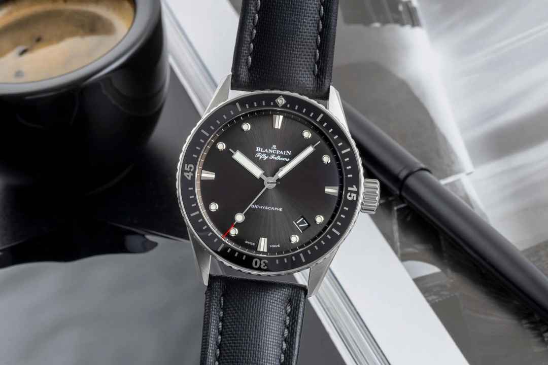  Blancpain Fifty Fathoms Bathyscaphe Stahl Automatik Ref. 5000-1110-B52A Papiere 