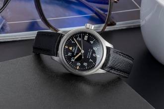 Thumbnail von IWC Fliegeruhr Mark XII Lady Black Dial Edelstahl Automatik Damenuhr Ref. IW442101