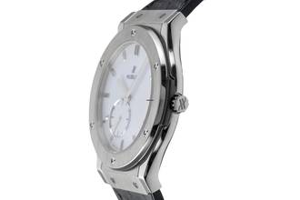 Thumbnail von Hublot Classic Fusion Ultra-Thin Titan Handaufzug Herrenuhr Ref. 515.NX.2210.LR