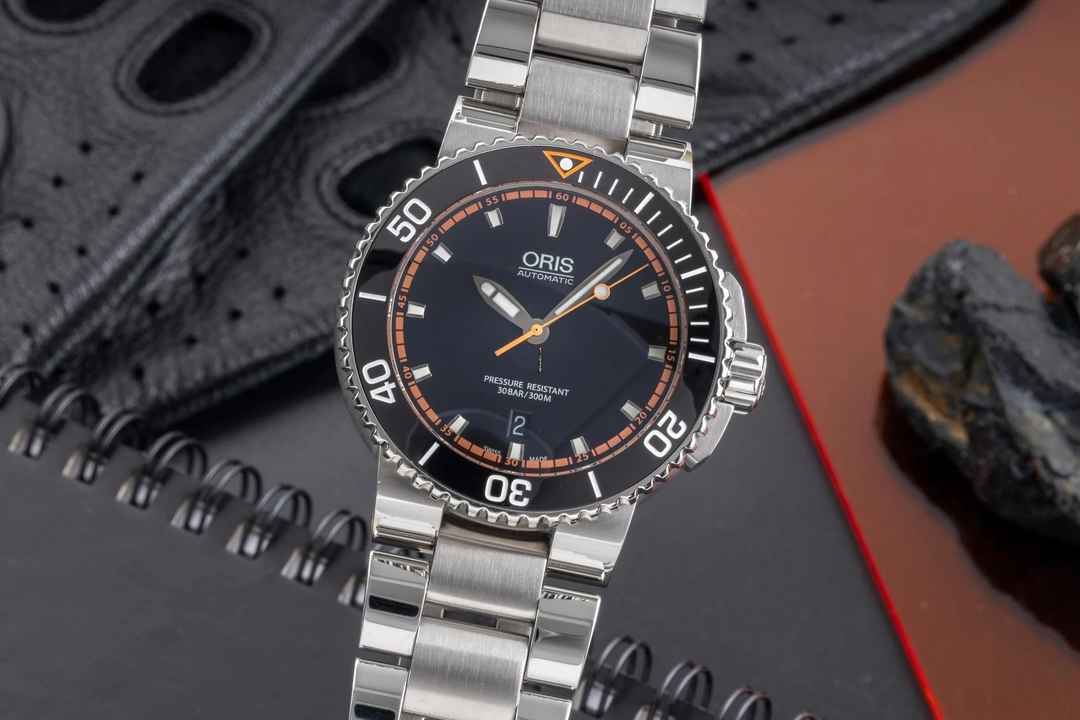  Oris Aquis Date Stahl Automatik Ref. 01 733 7653 4128-07 8 26 01PEB 