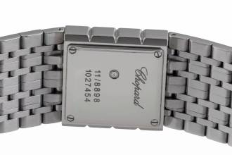 Thumbnail von Chopard Ice Cube Black Dial Edelstahl Quarz Damenuhr Ref. 11/8898