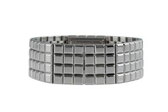 Thumbnail von Chopard Ice Cube Black Dial Edelstahl Quarz Damenuhr Ref. 11/8898