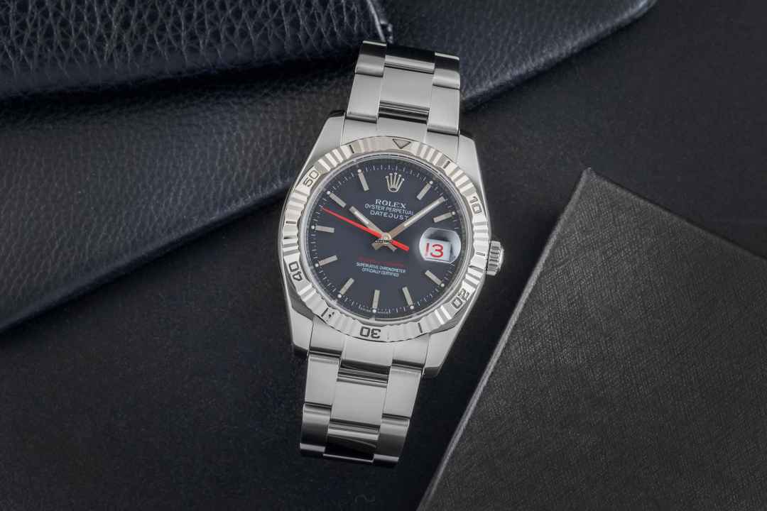  Rolex Datejust Turn-O-Graph Turn-O-Graph Stahl / Weissgold Automatik Herrenuhr Ref. 116264 