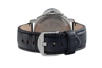 Thumbnail von Panerai Luminor GMT Automatic 44 Stahl Automatik Herrenuhr Ref. PAM00063 B&P 2001