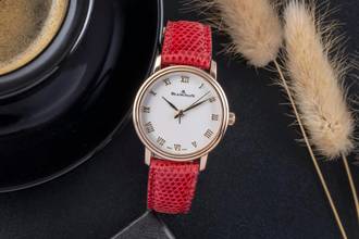 Thumbnail von Blancpain Villeret Ultraflach 18k Rotgold Automatik Damenuhr Ref 6104-3642-55A Papiere 2019