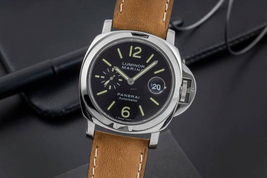  Panerai Luminor Marina Automatic Datum Edelstahl Herrenuhr Ref. PAM00104 