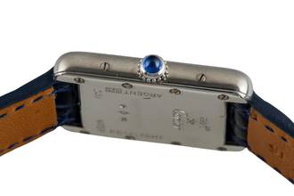 Thumbnail von Cartier Tank must Tank SM 925 Silber vergoldet Quarz Damenuhr Ref. W1014254 2416