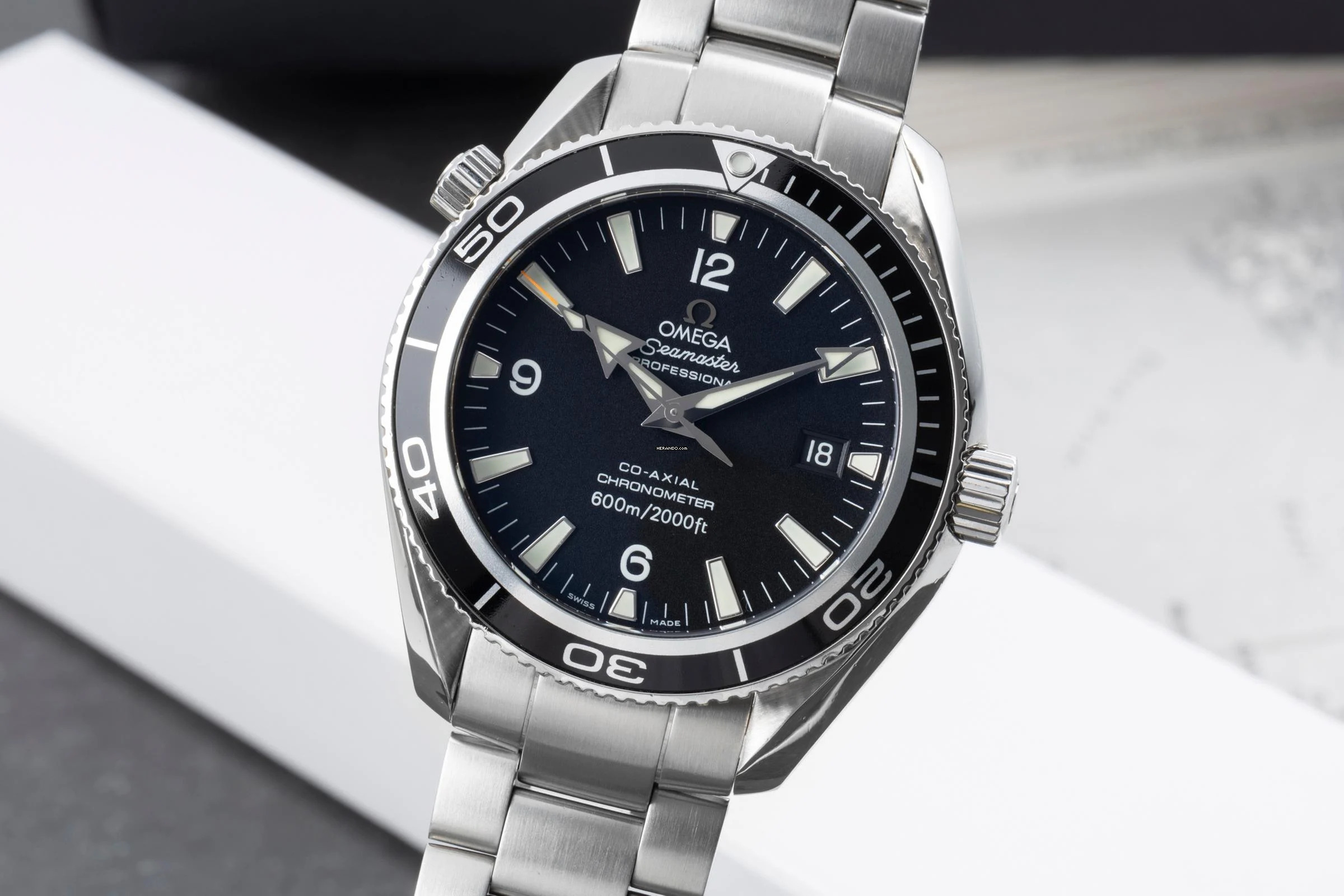 Omega Seamaster Planet Ocean Stahl Automatik Herrenuhr 2201.50.00