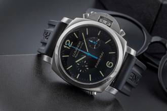 Thumbnail von Panerai Luminor 1950 Chronograph Rattrapante Stahl Automatik Ref. PAM00362