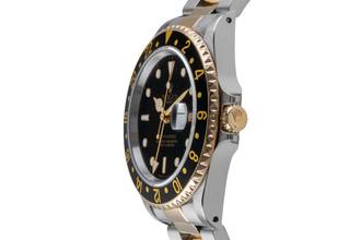 Thumbnail von Rolex GMT-Master II Stahl / Gold Herrenuhr Oyster Perpetual Ref. 16713 B&P 1997