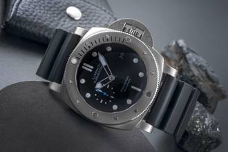 Thumbnail von Panerai Submersible Titan 47mm Automatik Herrenuhr Ref. PAM01305 B&P 2019