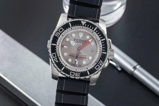  Tudor Hydronaut Hydro 1200 Stahl Automatik Herrenuhr Ref. 25000 Papiere 2014 