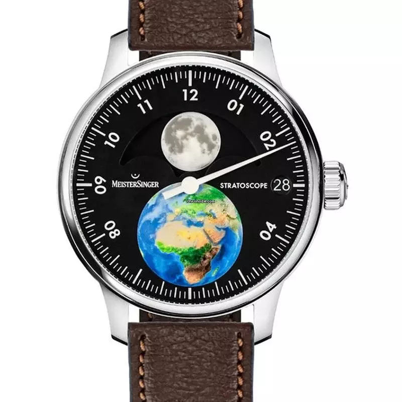  Meistersinger Best Friends Einzeiger Automatikuhr Limitierte Edition WWF 