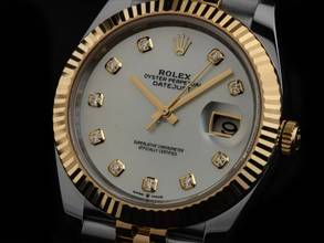 Thumbnail von Rolex Datejust 41 Ref.126333 2022 Full Set wie Neu Datejust Diamanten Perlmutt