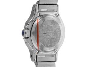 Thumbnail von Cartier Santos Octagon PM kleines Modell Ref.0907 1999 Box&Beschreibung sehr gut Vintage Santos Octagon PM kleines Modell