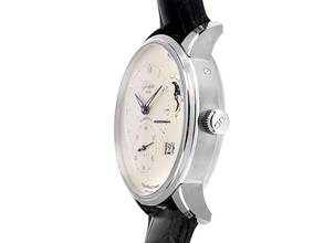 Thumbnail von Glashütte Original PanoMaticLunar Ref.1-90-02-42-32-61 2026 Full Set Ungetragen PanoMaticLunar Mondphasenanzeige Krokoleder Faltschließe