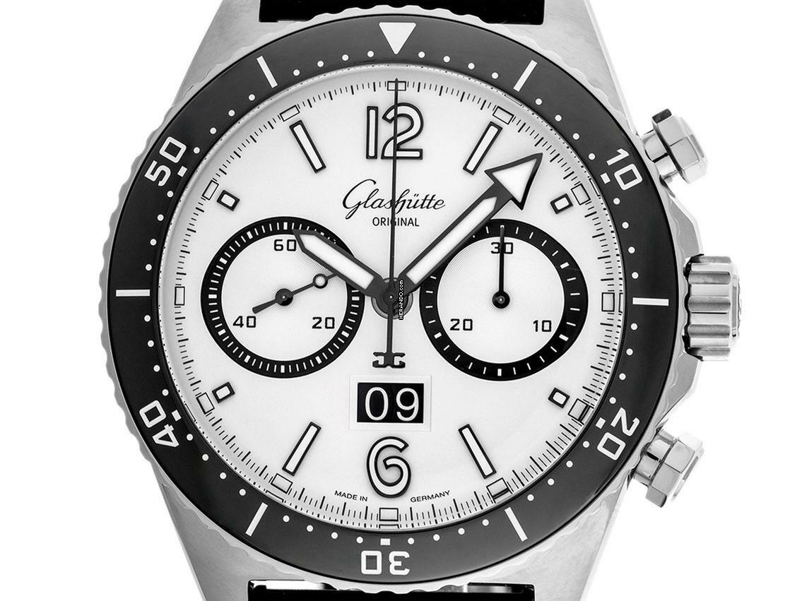  Glashütte Original SeaQ Panorama Date Ref.1-37-23-03-80-33 2026 Full Set Ungetragen SeaQ Chronograph Kautschuk Faltschließe 