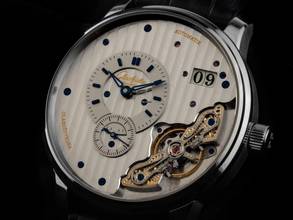 Thumbnail von Glashütte Original PanoMaticInverse PanoMatic Inverse Ref.1-91-02-02-02-61 2026 Full Set Ungetragen PanoMatic Inverse Krokoleder Faltschließe