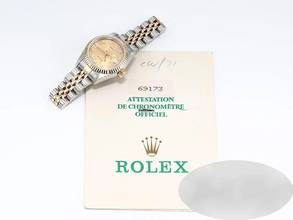 Thumbnail von Rolex Lady-Datejust Edelstahl Gelbgold 750 Diamanten Automatik Gold Stahl Damen Stainless Steel 18kt Yellow Gold Jubilé-band Chronometer Oyster