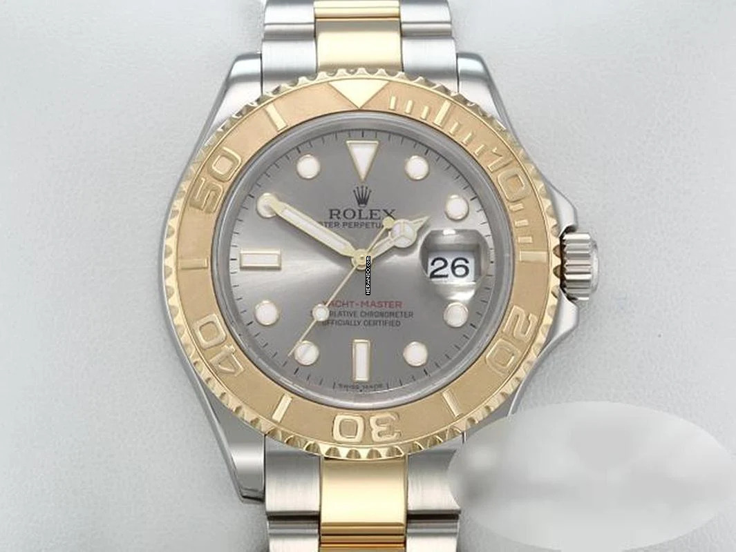  Rolex Yacht-Master 40 40mm 16623 Stahl Gelbgold 750 2008 Automatik Stainless Steel 18kt Yellow Gold Oyster-band Chronometer 