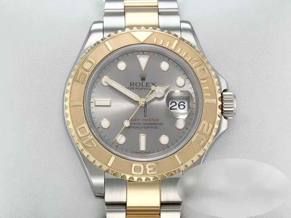  Rolex Yacht-Master 40 40mm 16623 Stahl Gelbgold 750 2008 Automatik Stainless Steel 18kt Yellow Gold Oyster-band Chronometer 