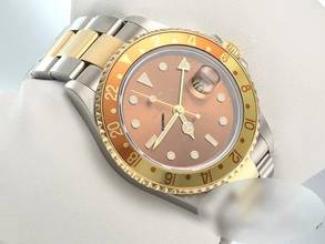 Thumbnail von Rolex GMT-Master II 16713 2004 Edelstahl Gelbgold 750 Rootbeer Automatik Tiger Stainless Steel 18kt Yellow Gold Oyster-band Chronometer