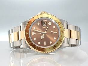 Thumbnail von Rolex GMT-Master II 16713 2004 Edelstahl Gelbgold 750 Rootbeer Automatik Tiger Stainless Steel 18kt Yellow Gold Oyster-band Chronometer