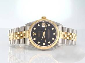 Thumbnail von Rolex Datejust 31 Medium Stahl Gelbgold 750 Diamanten Automatik Gold Stahl Stainless Steel 18kt Yellow Gold Jubilé-band Chronometer Oyster Black Dial