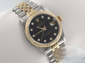 Thumbnail von Rolex Datejust 31 Medium Stahl Gelbgold 750 Diamanten Automatik Gold Stahl Stainless Steel 18kt Yellow Gold Jubilé-band Chronometer Oyster Black Dial