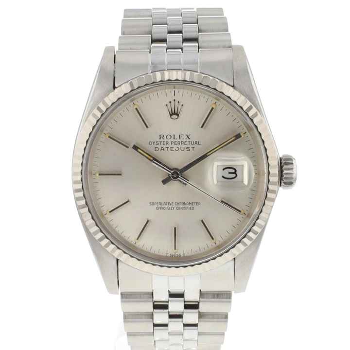  Rolex Datejust 36 Jubilee Fluted Silver Dial 