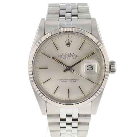  Rolex Datejust 36 Jubilee Fluted Silver Dial 