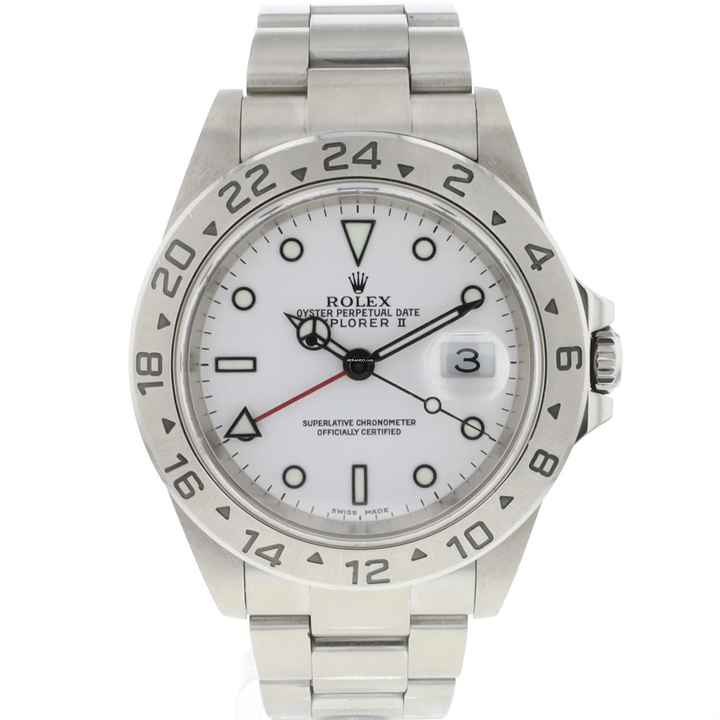  Rolex Explorer II White Dial 