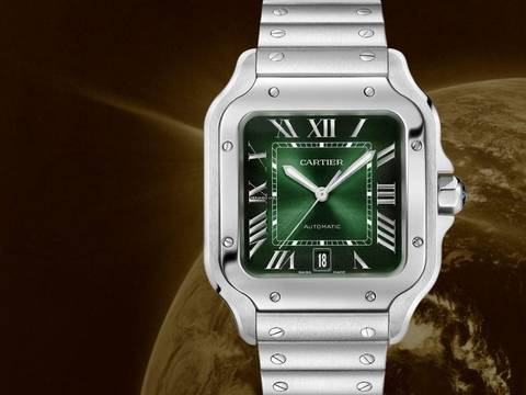  Cartier Santos Large Green Dial Wssa0062 New 2025 