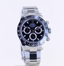 Thumbnail von Rolex Daytona Stahl black Cosmograph Cerachrom Chronograph B+P ungetragen