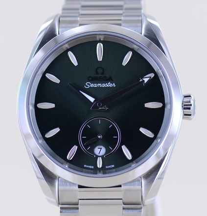  Omega Seamaster Aqua Terra Master green Olive dial Co-Axial 38mm Cal 8802 Neu B+P 
