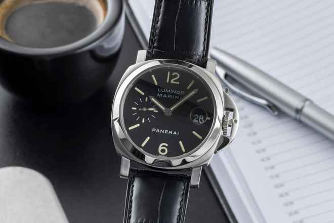  Panerai Luminor Marina Automatic Stahl Automatik Herrenuhr Ref PAM00050 Box & Papiere 2004 