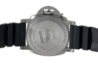 Thumbnail von Panerai Luminor Submersible Stahl Automatik Herrenuhr PAM00683 B&P