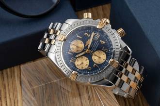 Thumbnail von Breitling Chronomat Evolution Chronograph Stahl / Gold Automatik Ref. B13356