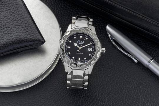  Glashütte Original Sport Evolution Automatik 1-10-33-40-81-04 B&P 1996 