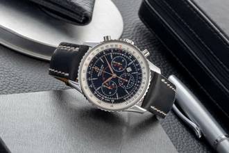 Thumbnail von Breitling Montbrillant Chronograph Stahl Automatik Herrenuhr Ref A41370 B&P 2010