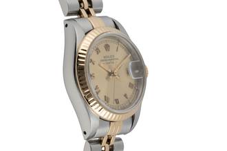 Thumbnail von Rolex Lady-Datejust Stahl / Gold Automatik Damenuhr Ref 69173 Vintage Klassiker