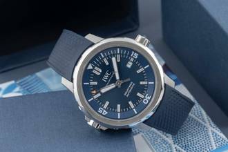 Thumbnail von IWC Aquatimer Automatic Edelstahl Blue Dial Automatik Herrenuhr Ref. IW328801