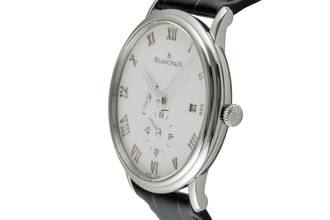 Thumbnail von Blancpain Villeret Ultraflach Ultraplate Stahl Handaufzug Ref. 6606-1127-55B